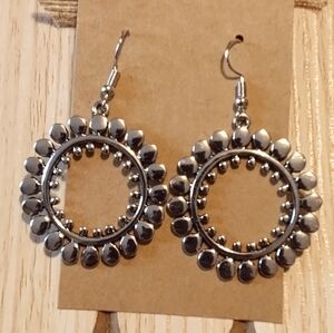 Elegant Silver Hoop Earrings